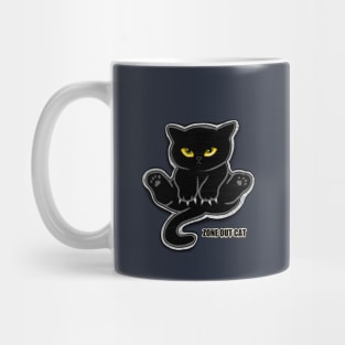 Zoned out cat Mug